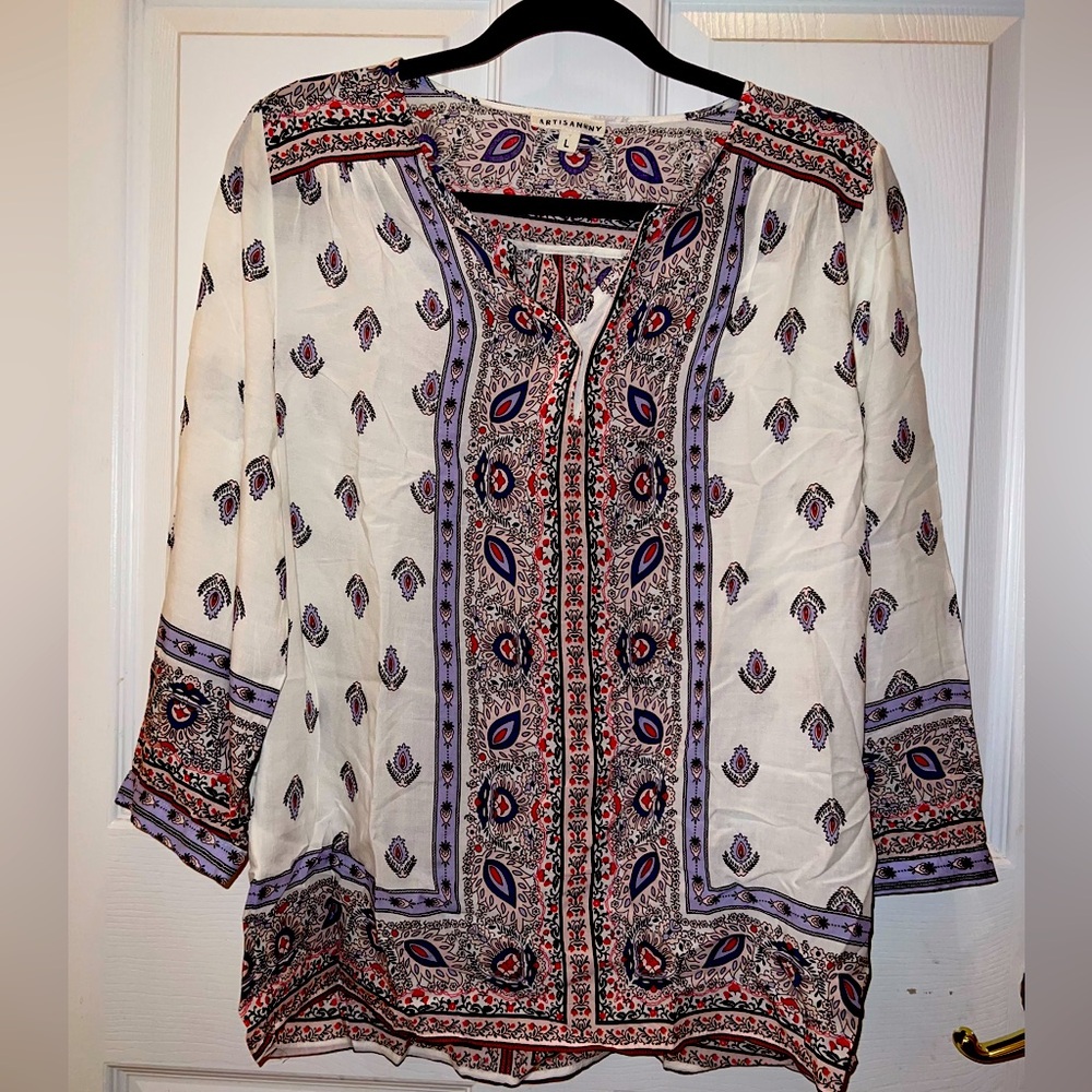 Artisan NY Women’s Blouse size Large
